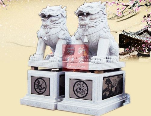 供应大型石雕麒麟 3.3米高